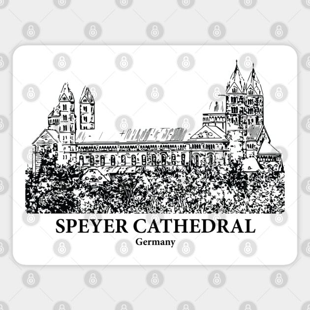 Speyer Cathedral - Germany Magnet by Lakeric